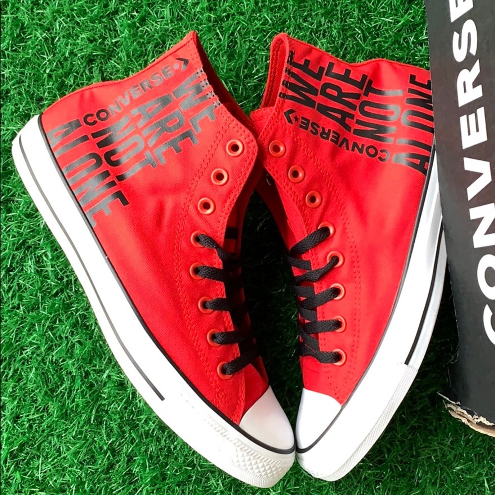 Converse CTAS Hi enamel red/black/white men’s - Picture 15 of 16